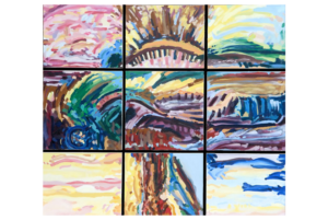 Walk With Me Deer through Earth Air Water and Fire